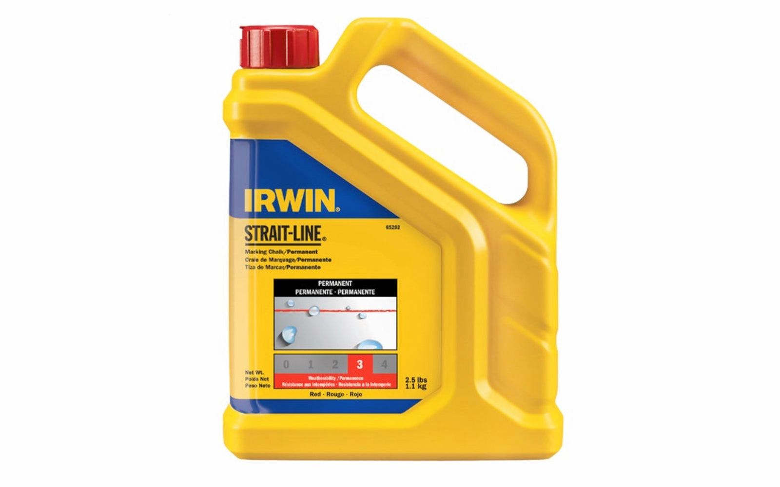 Irwin Strait-Line 2.5 lbs Red Marking Chalk - Standard