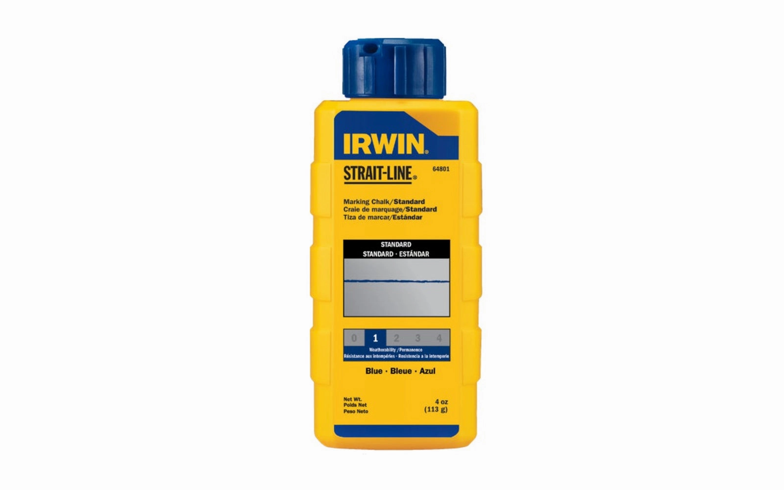 Irwin Strait-Line 4 oz Blue Marking Chalk - Standard