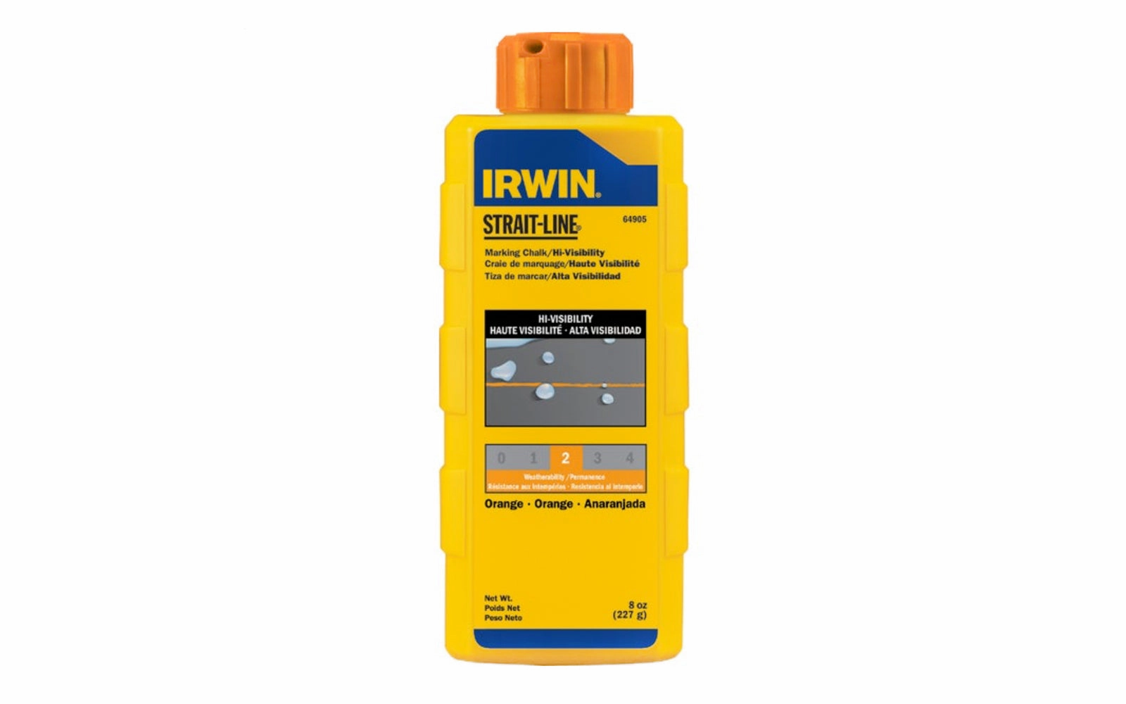 Irwin Strait-Line 8 oz Orange Marking Chalk - Hi-Visibility