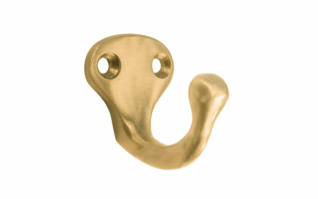 Ives Classic Solid Brass Wardrobe Hook