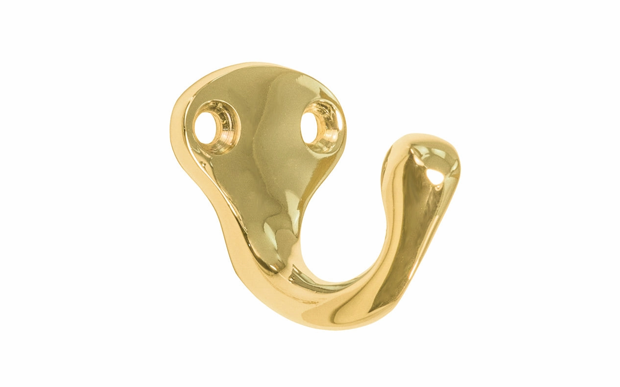 Ives Classic Solid Brass Wardrobe Hook