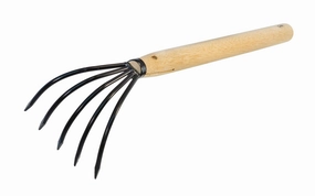 Japanese 5-Prong "Ninja Kumade" Claw Cultivator Rake - Long Handle