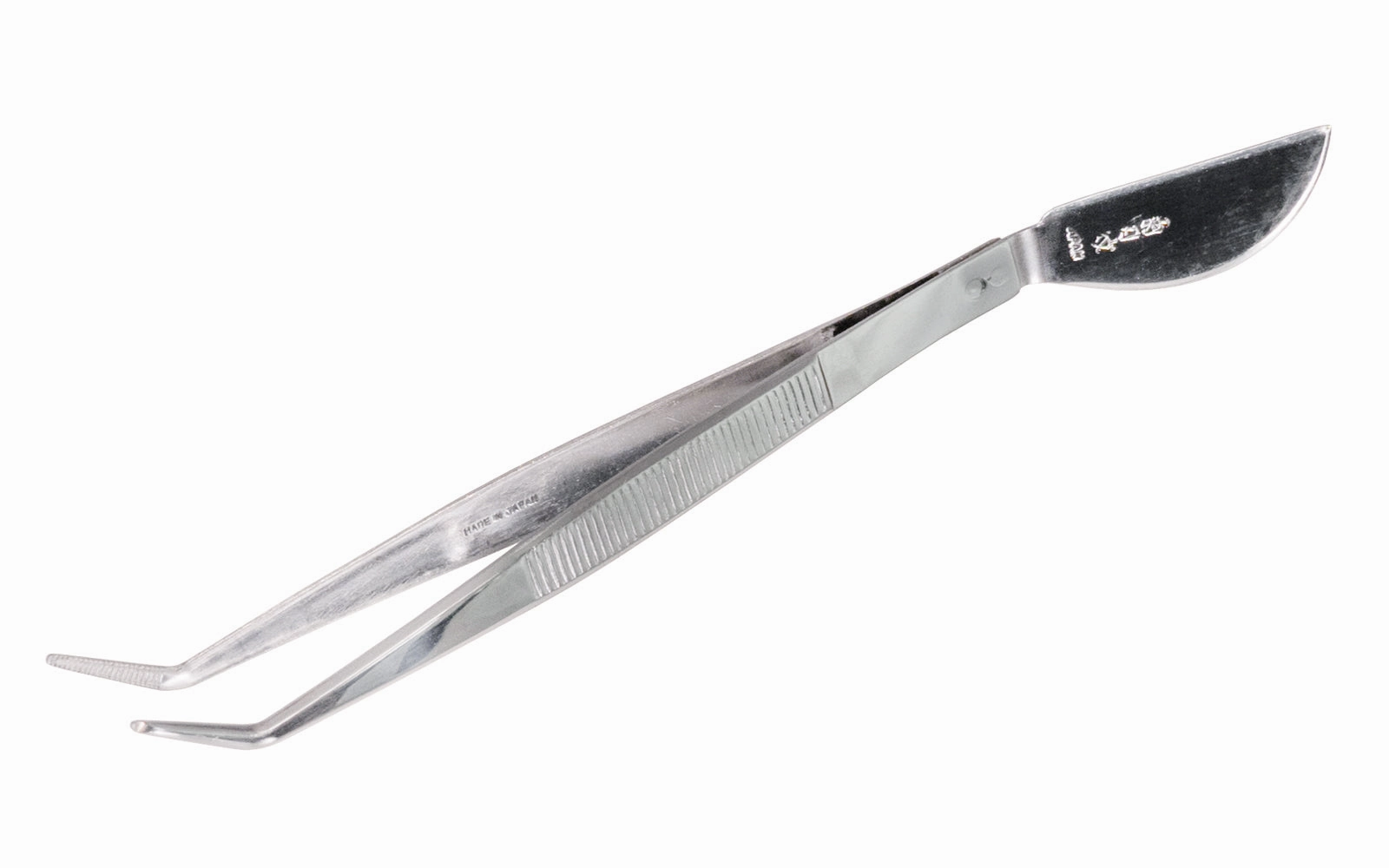 Japanese Bonsai Tweezers with Angled Tips