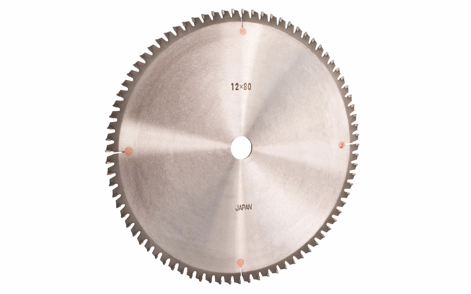 Japanese Sanwa 12" Circular Saw Blade - 80 Tooth - 0 Hook Angle