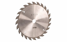Japanese Sanwa 6-1/2" Circular Saw Blade - 24 Tooth