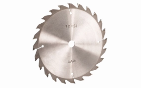 Japanese Sanwa 7-1/4" Thin Circular Saw Blade - 24 Tooth