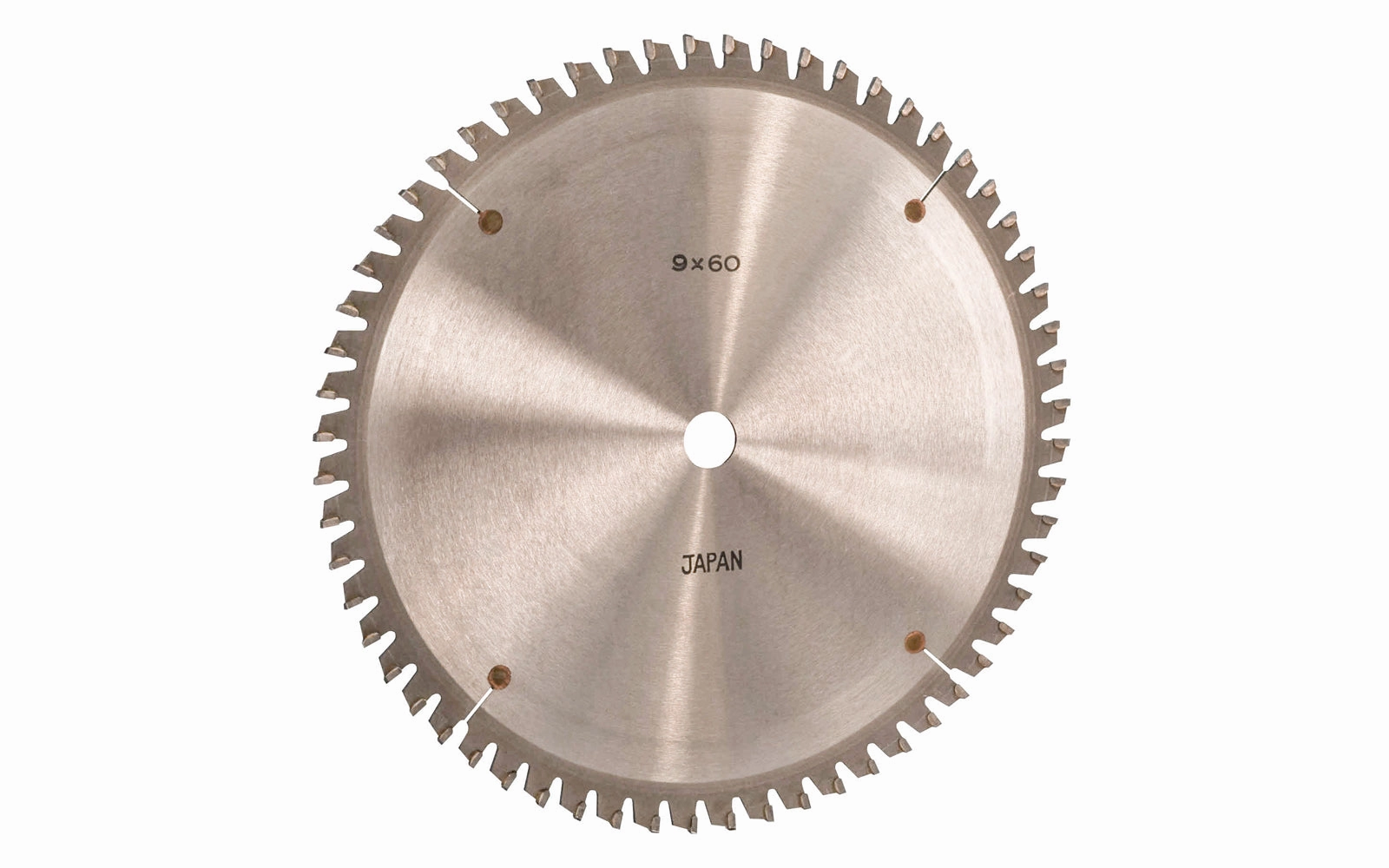Japanese Sanwa 9" Circular Saw Blade - 60 Tooth - 0 Hook