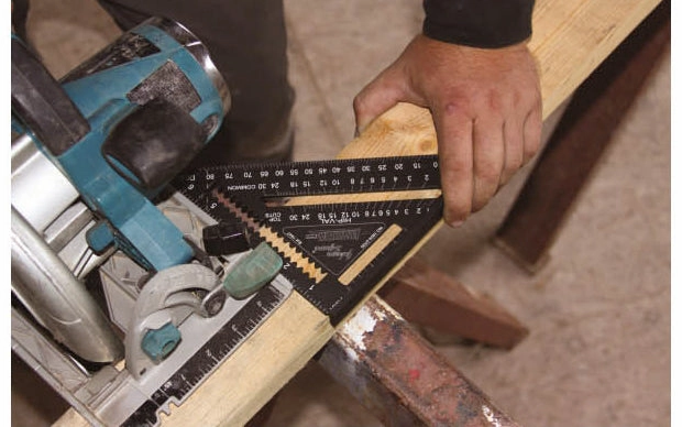 Johnson Level 7" Aluminum Laser Etched Rafter Square