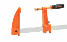 Jorgensen 5" Deep-Reach Throat Bar Clamp ~ 12" Max Opening - No. 4512