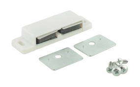 KasaWare White Double Magnetic Catch - 2 Pack
