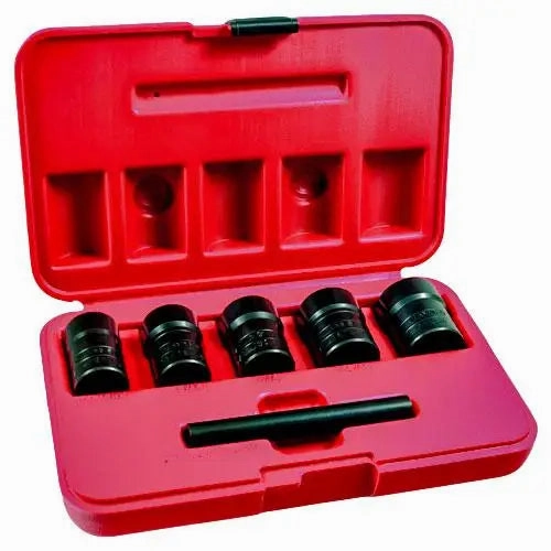 Ken-Tool 1/2" Dr. Twist Socket Set on Rail (5 pcs) - 30118