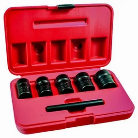 Ken-Tool 1/2" Dr. Twist Socket Set on Rail (5 pcs) - 30118