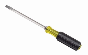 Klein 3/8" Slot Heavy-Duty Keystone Screwdriver - 8" Shank