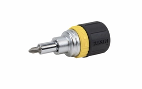 Klein 6-in-1 Ratchet Stubby Screwdriver / Nut Driver