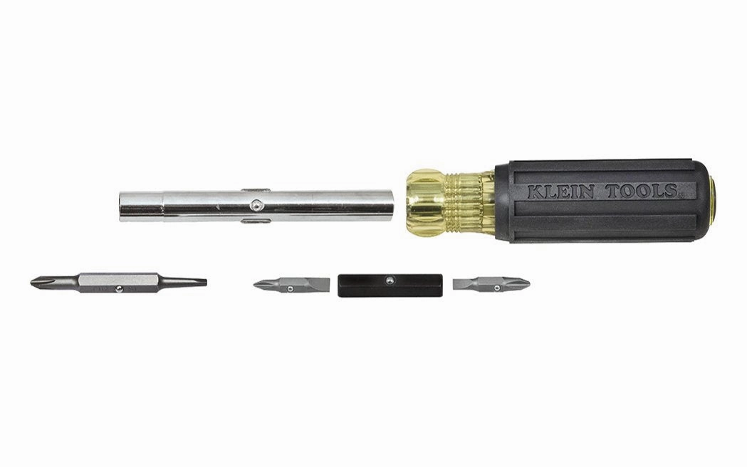 Klein Heavy-Duty Multi-Bit Screwdriver / Nut Driver ~ 32557