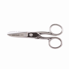 Klein Tools 100CS Serrated Electrician Scissors with Stripping
