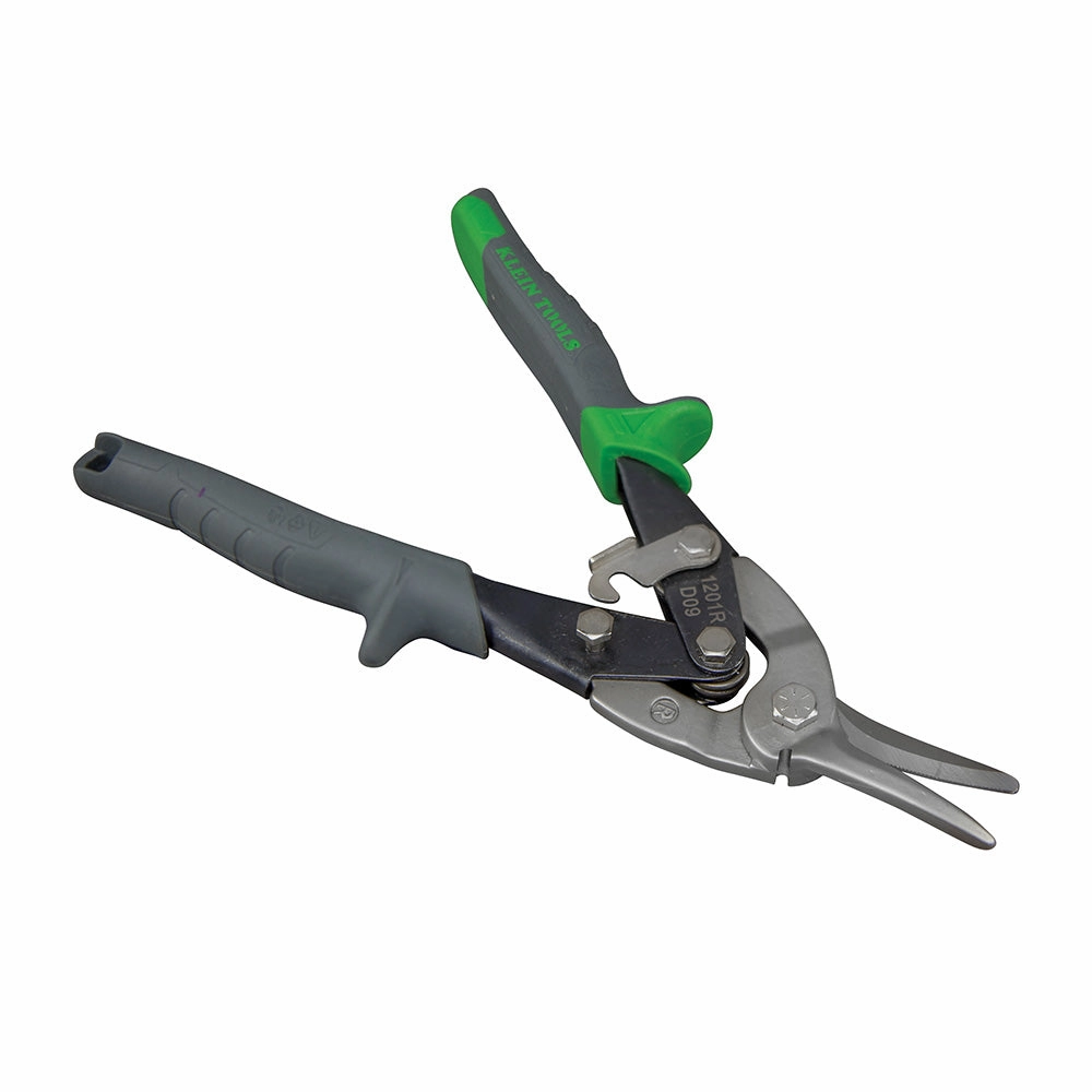 Klein Tools 1201R Aviation Snips with Wire Cutter, Right
