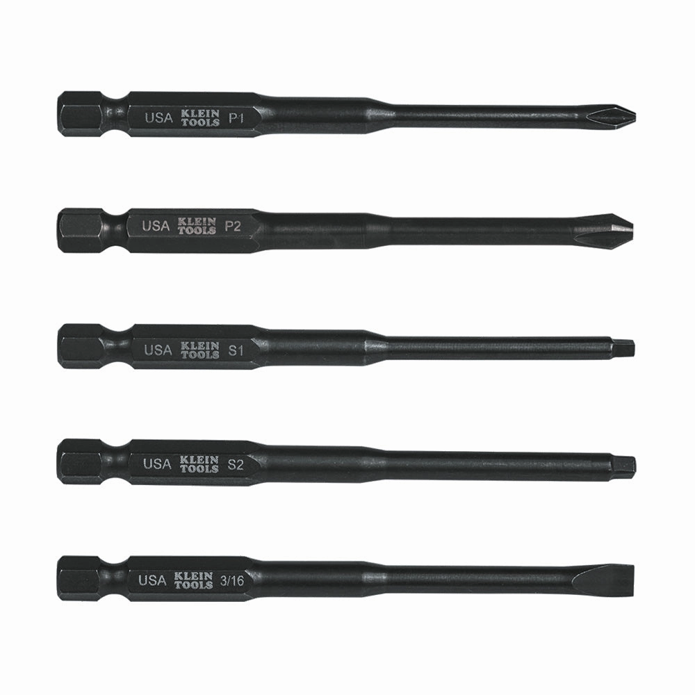 Klein Tools 32234 Power Driver Set, Assorted Bits, 3-1/2-Inch