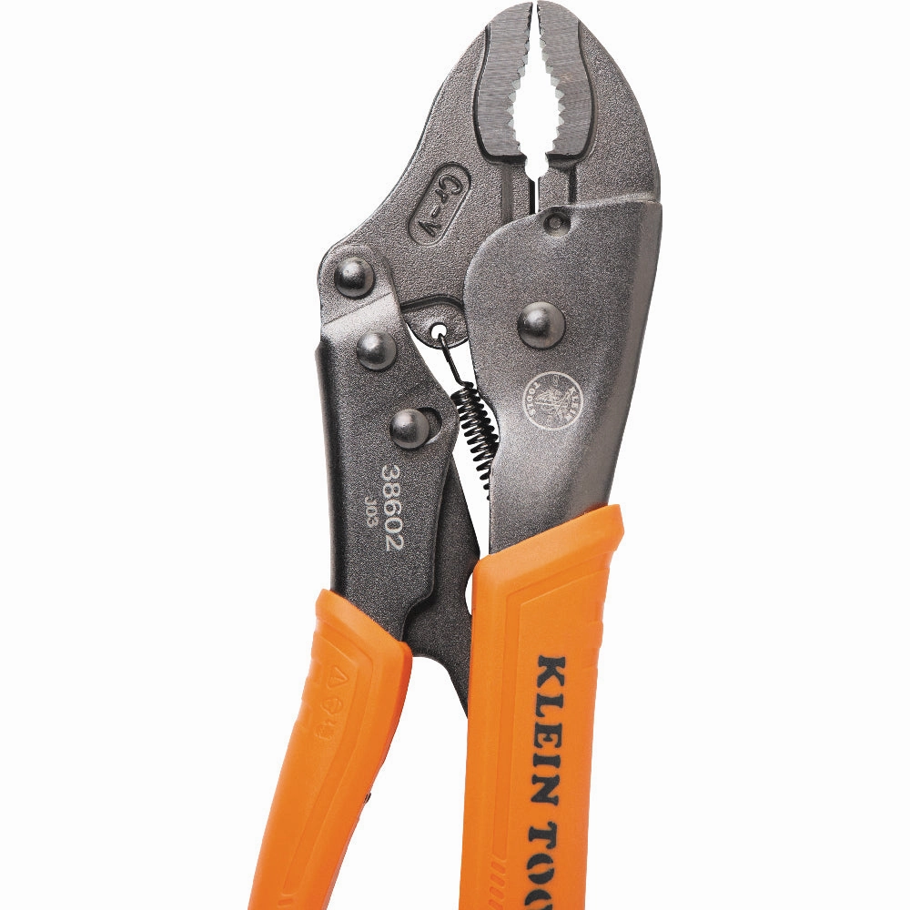 Klein Tools 38602 Curved Jaw Locking Pliers, 10-Inch