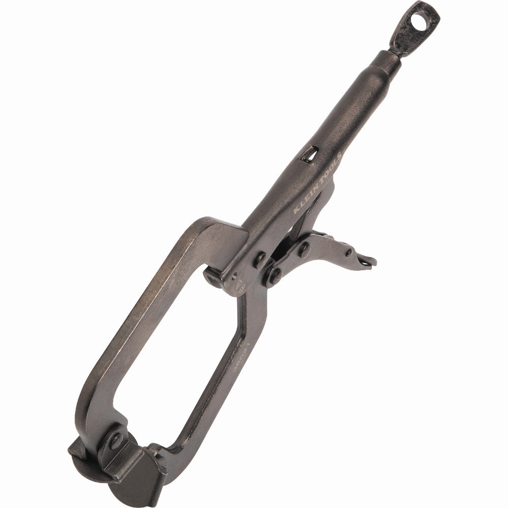 Klein Tools 38621 C-Clamp Locking Pliers with Swivel Jaws, 9"