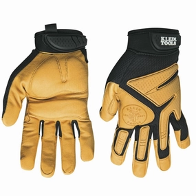 Klein Tools 40220 Journeyman Leather Gloves, Medium