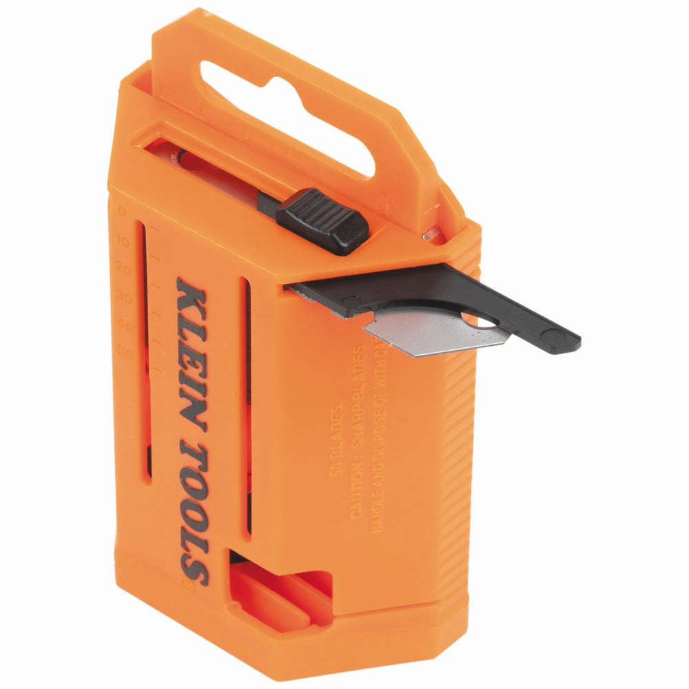 Klein Tools 44127 Utility Hook Blade Dispenser with 50-Pack of Blades