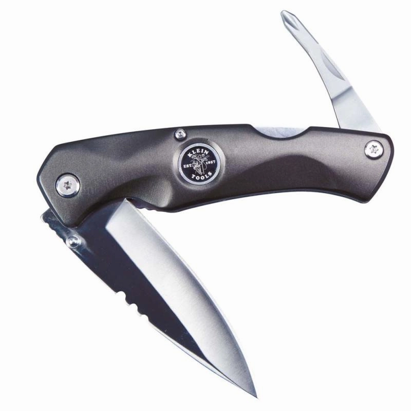 Klein Tools 44217 Electrician's Pocket Knife, Phillips