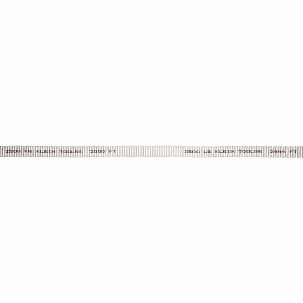 Klein Tools 50142 Conduit Measuring Pull Tape for Heavy-Duty Cable and Wire Pulling, 2500-Pound x 3000-Foot Long