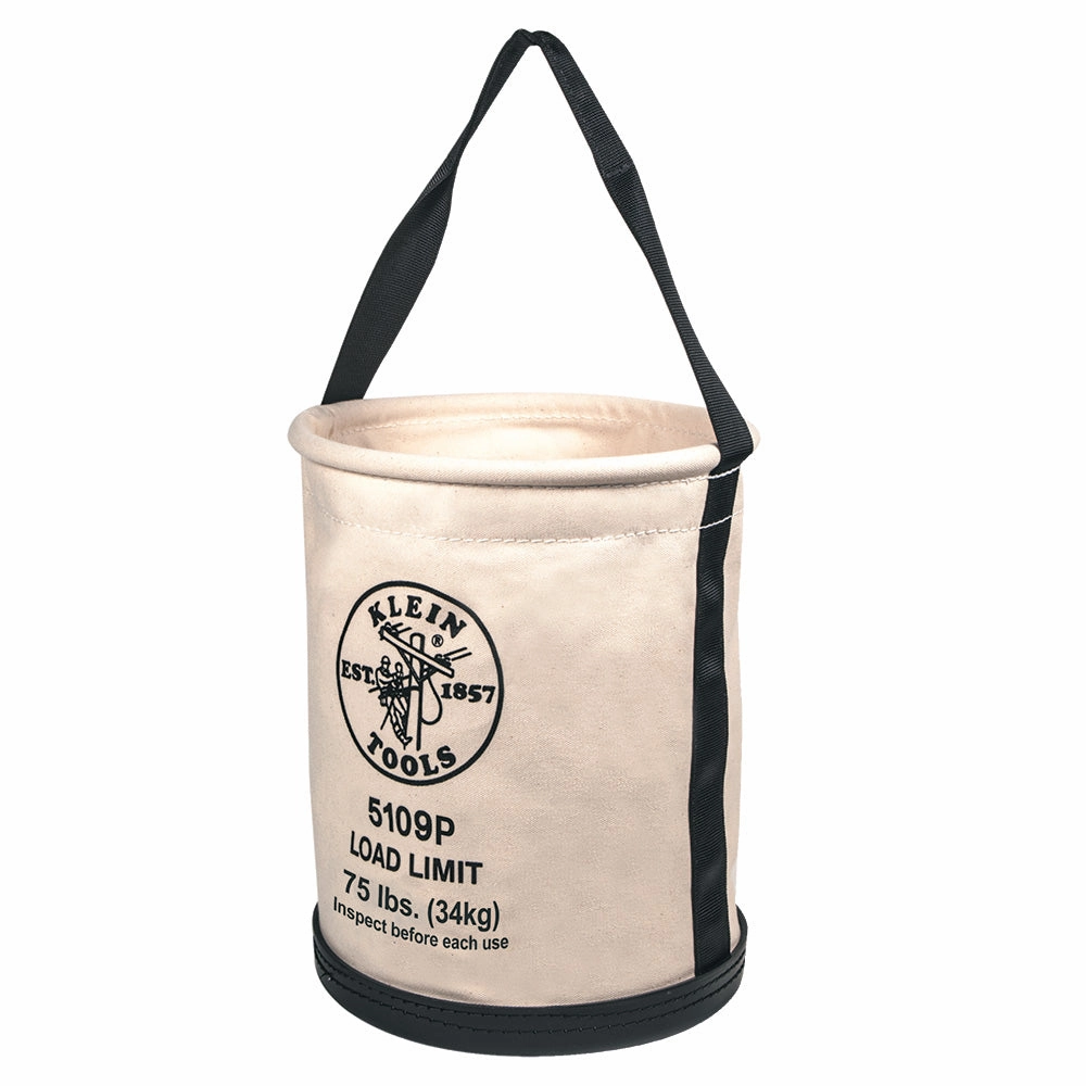 Klein Tools 5109P Wide Straight Wall Bucket with Pocket