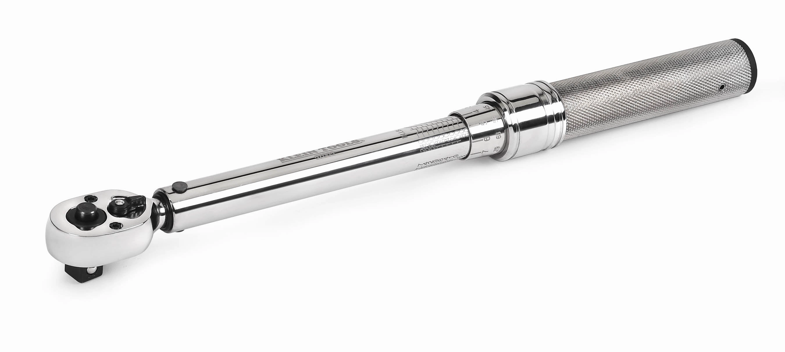 Klein Tools 57010 1/2-Inch Square Drive Torque Wrench, 30 to 250-Foot-Pound
