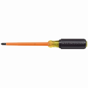 Klein Tools 603-4-INS Insulated Screwdriver, #2 Phillips Tip, 4-Inch
