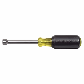 Klein Tools 630-8MM 8 mm Nut Driver, Cushion Grip, 3-Inch Hollow Shaft