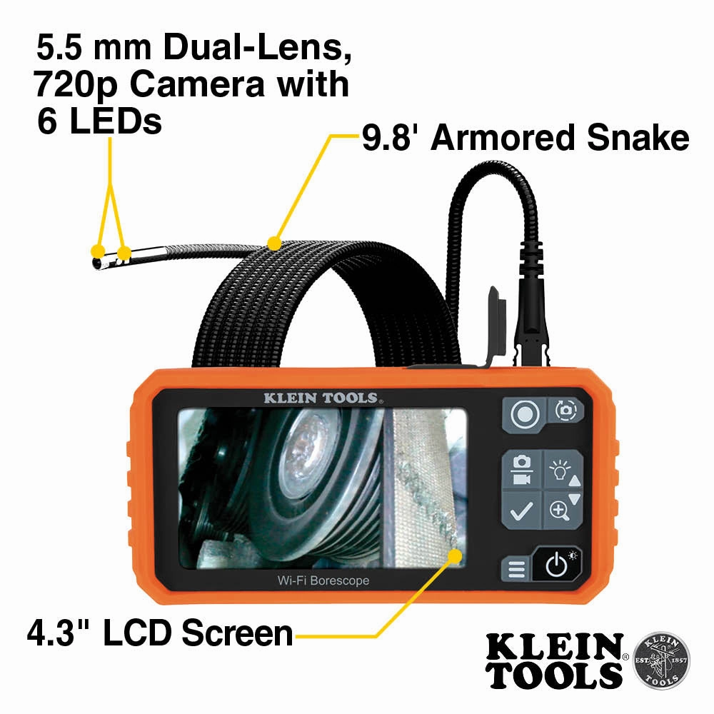Klein Tools 69473 Pro Borescope Replacement Camera