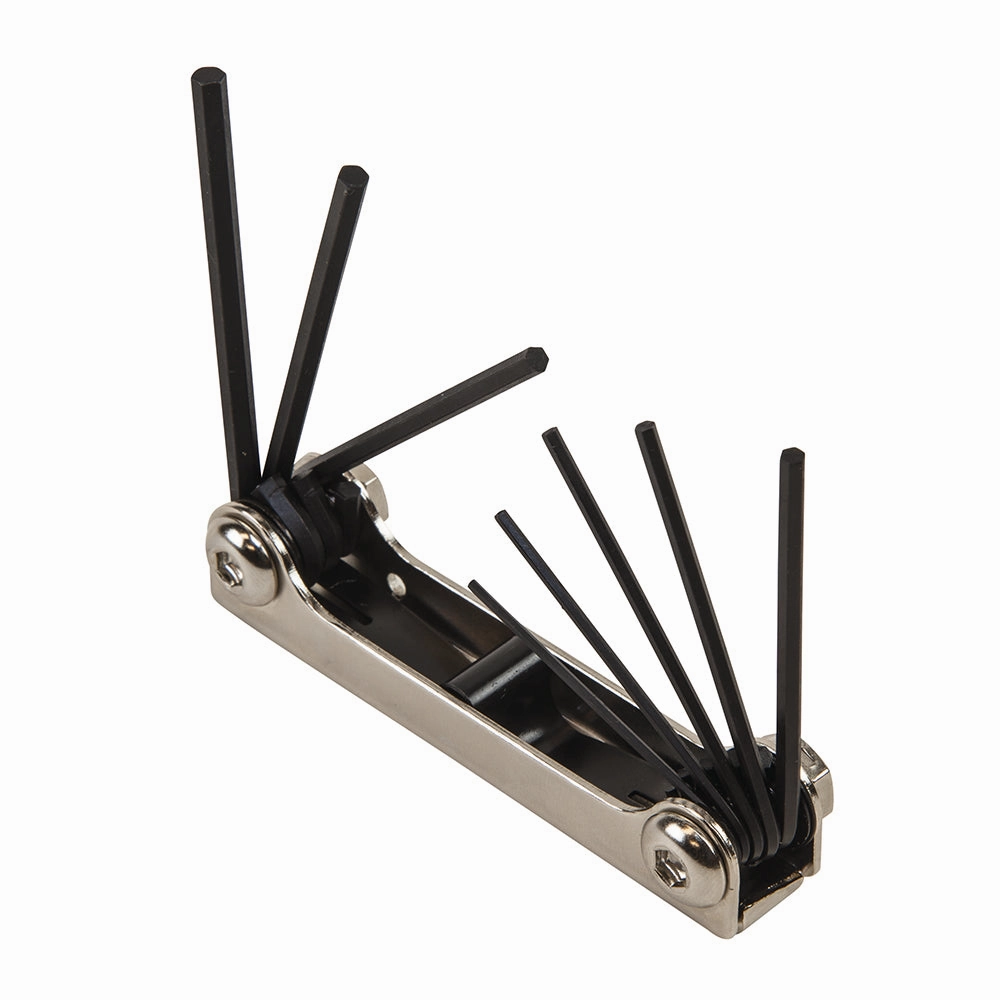 Klein Tools 70581 8-Key Folding Hex Key Set, 1/20 to 5/32-Inch SAE