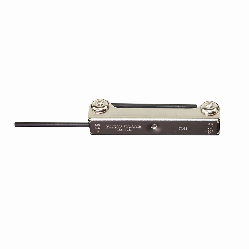 Klein Tools 70581 8-Key Folding Hex Key Set, 1/20 to 5/32-Inch SAE