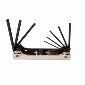 Klein Tools 70581 8-Key Folding Hex Key Set, 1/20 to 5/32-Inch SAE