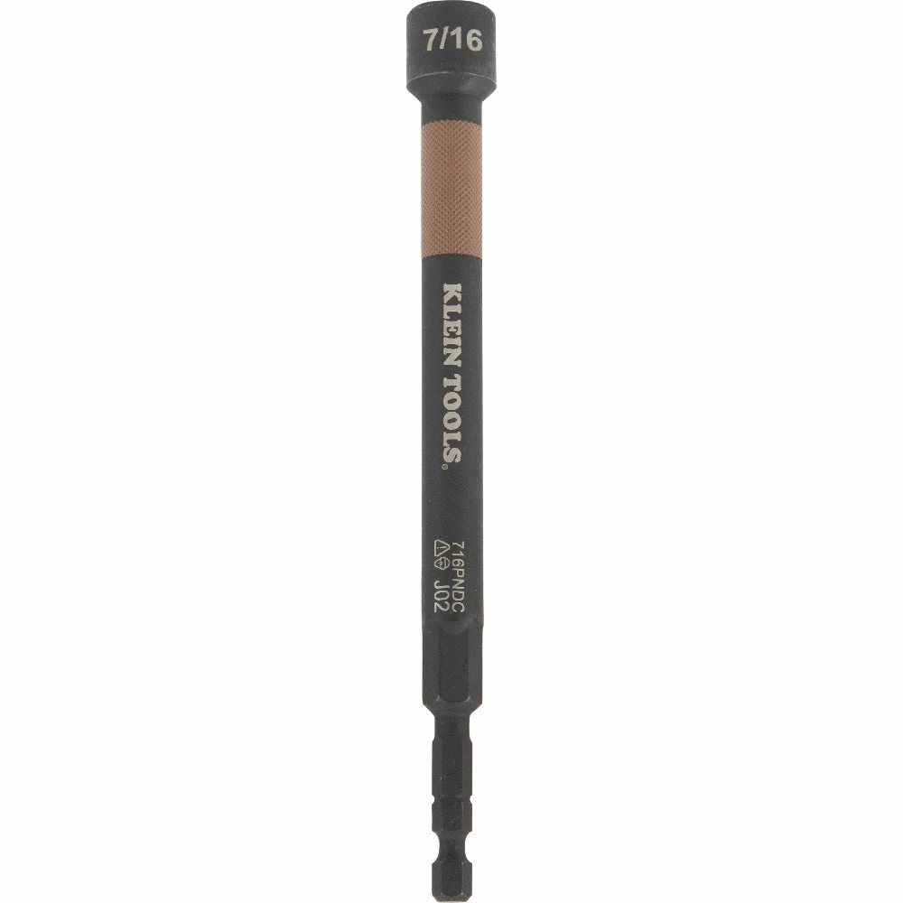Klein Tools 716PNDC Magnetic Color-Coded Power Nut Setter, 7/16"