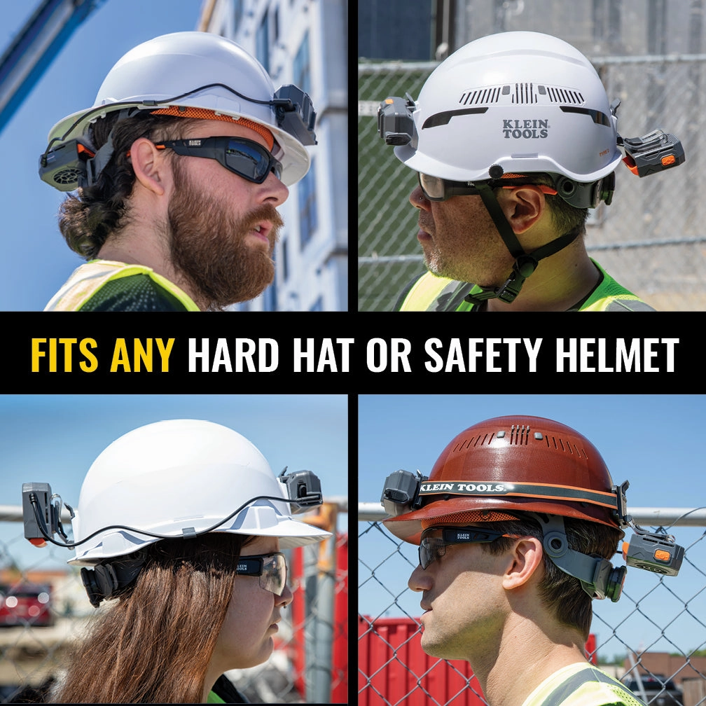 Klein Tools 80170 Vented Hard Hat and Turbo Fan with Battery Set