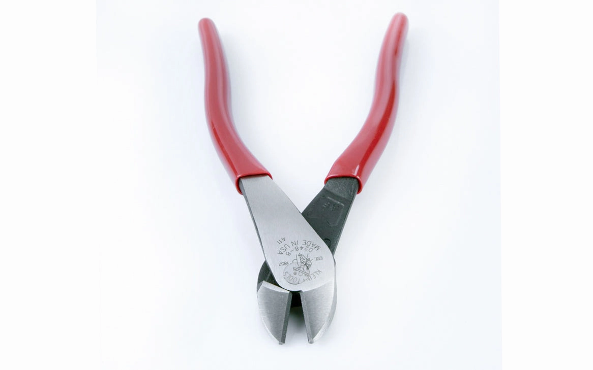 Klein Tools 8" Diagonal Cutting Pliers - Angled Head ~ D248-8