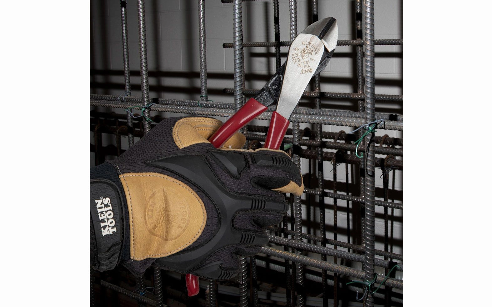 Klein Tools 9" Ironworker's Diagonal Cutting Pliers - Angled Head ~ D248-9ST