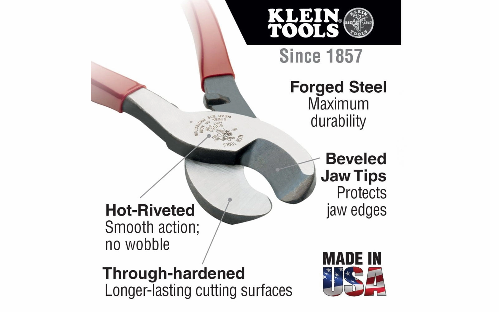 Klein Tools High-Leverage Cable Cutter ~ 63050