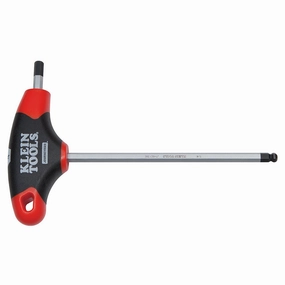 Klein Tools JTH6E15BE Journeyman Ball End T-Handle Hex Key, 6" x 3/8"