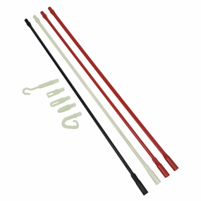 Klein Tools SRS56038 Polymer Glow-in-The-Dark Fish Rod Set, 9 Pc.