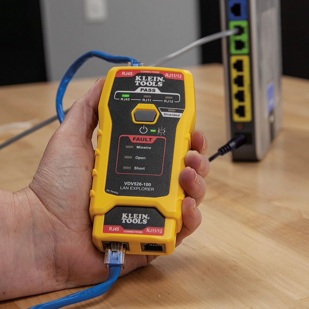 Klein Tools VDV526-100 LAN Explorer Data Cable Tester with Remote