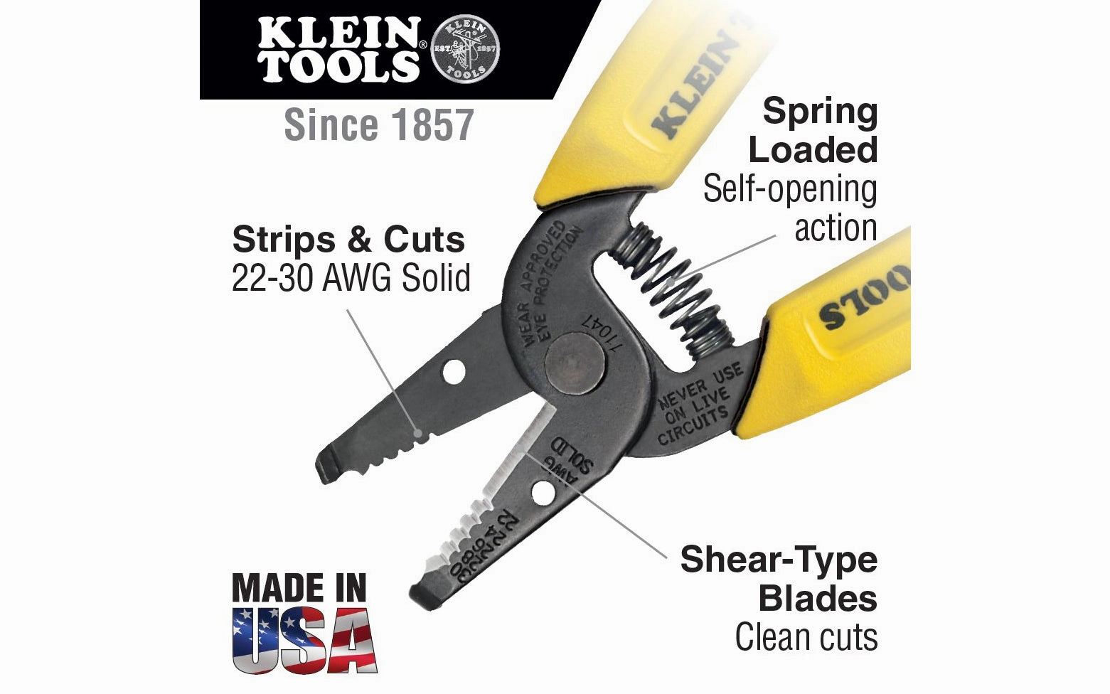 Klein Tools Wire Cutter & Stripper ~ 11047