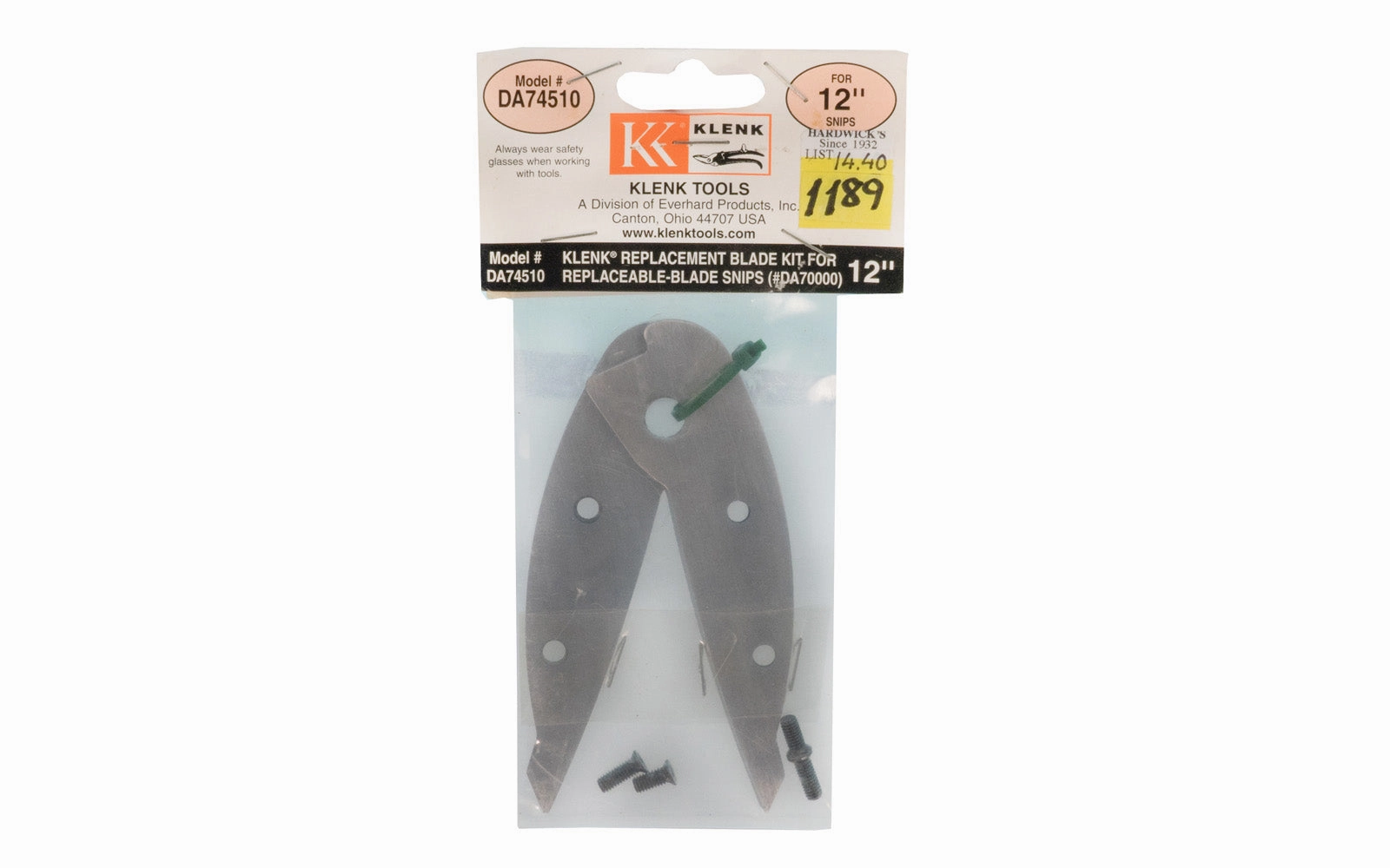 Klenk Replacement Blades for Aluminum Handle Snips