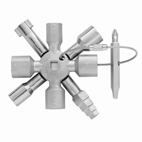 Knipex 00 11 01 3 1/2" TwinKey Universal Control Cabinet Key