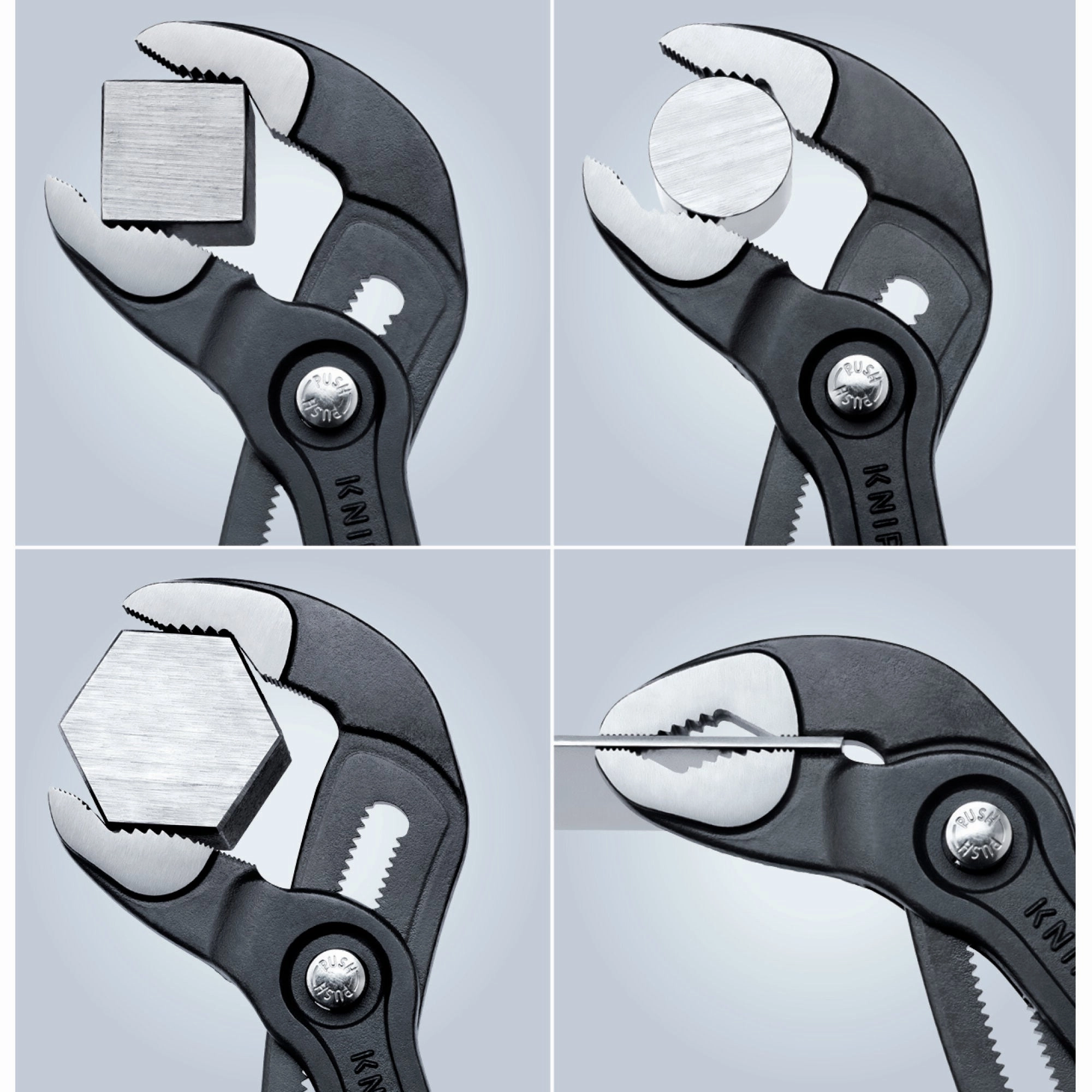 Knipex 00 19 55 S8 3 Pc Cobra Set in Tool Roll