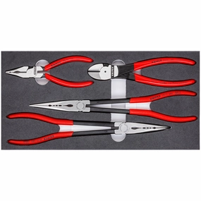 Knipex 00 20 01 V16 4 Pc Automotive Pliers Set in Foam Tray
