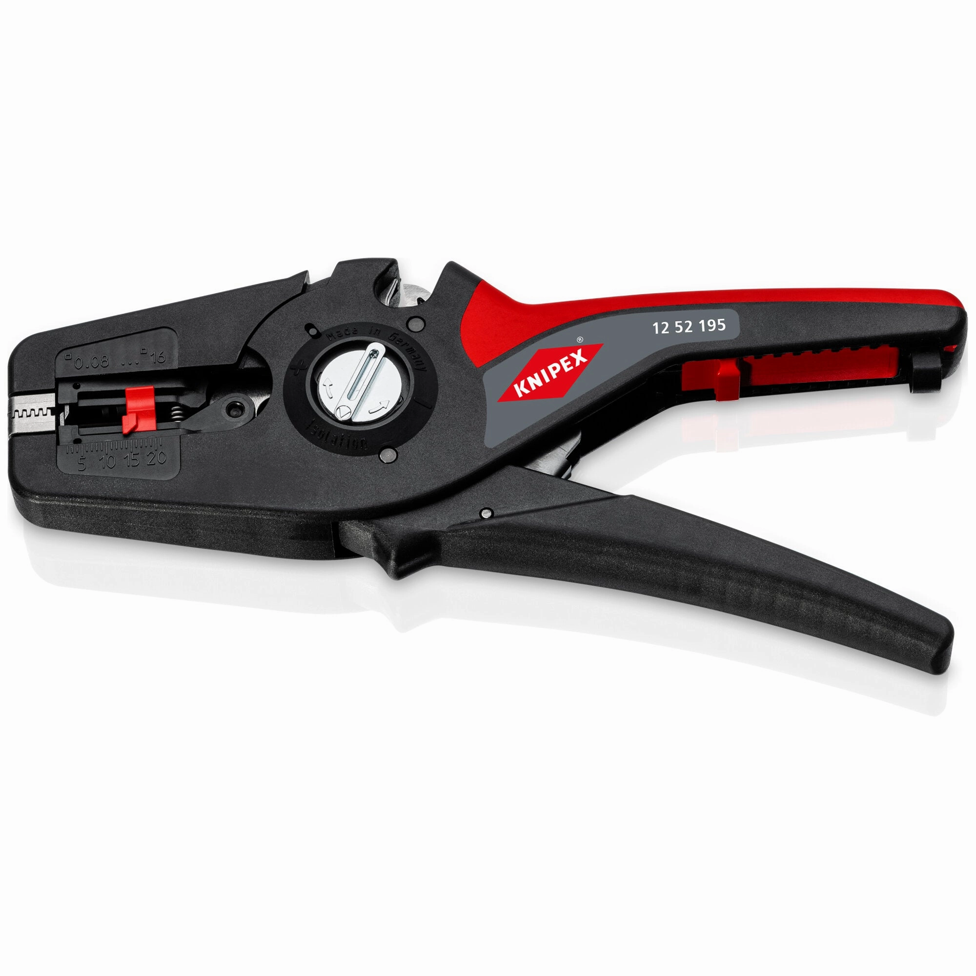 Knipex 12 52 195 7 3/4" PreciStrip16 Automatic Wire Stripper 6-28 AWG